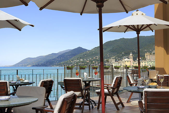 Bar de l'Hôtel Cenobio dei Dogi à Camogli