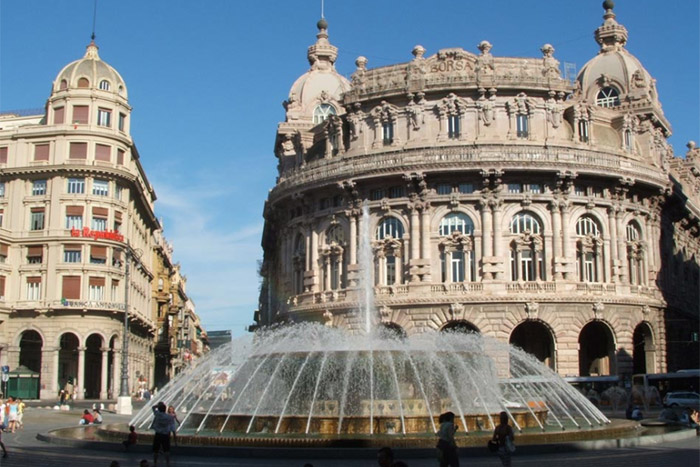 Piazza de Ferrari à Genova