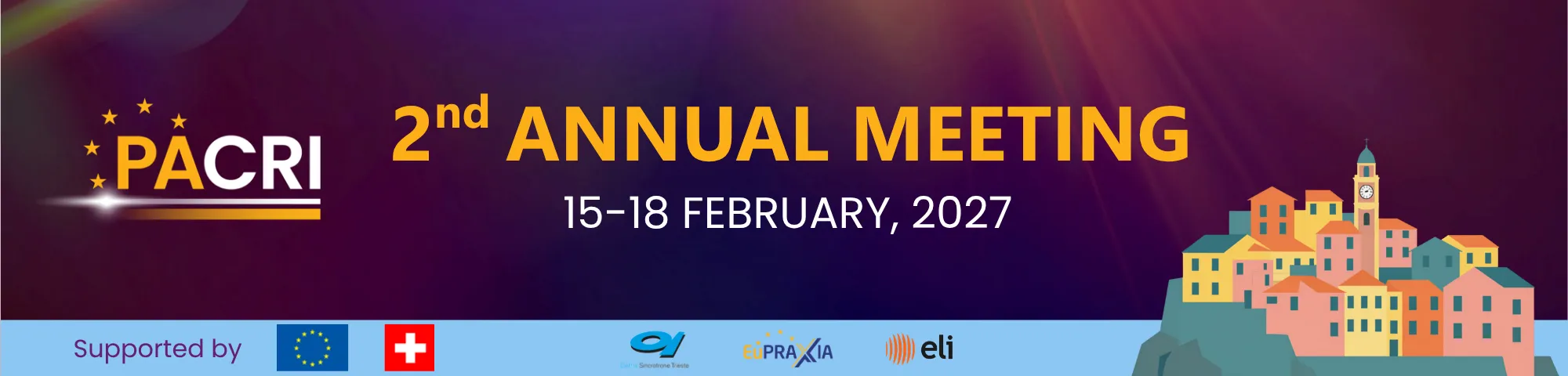 Poster of the 2nd PACRI Annual Meeting, 15-18 February 2027